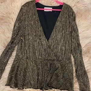 UO shimmery blouse